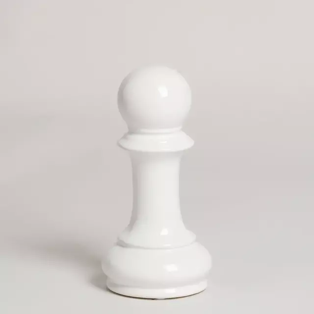 Pieza Ajedrez Ceram Blanca Peon