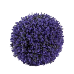 Esfera Topiario de Eucalipto 30cm(Violeta).