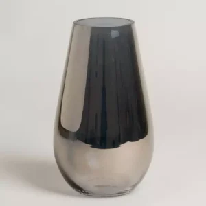 Florero de Vidrio Belly Negro