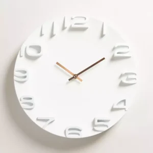 Reloj Redondo Touch Blanco